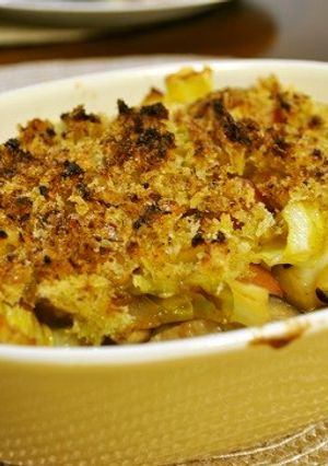 きのことキャベツのパン粉焼き-レシピのメイン写真