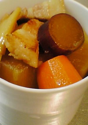 大根さつまいもの煮物【肌荒れ】-レシピのメイン写真