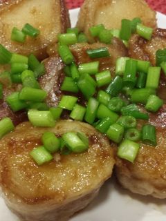 長芋の豚肉巻き✾-レシピのメイン写真