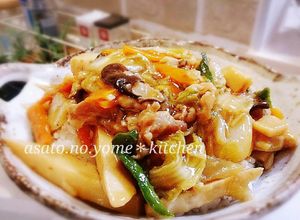 簡単♬ 冷蔵庫にある野菜de中華丼のあん-レシピのメイン写真