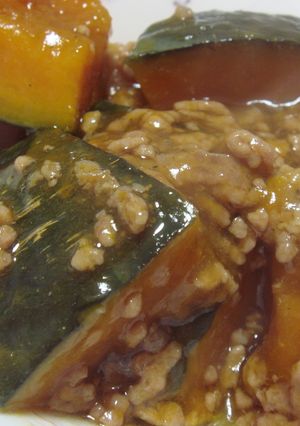 かぼちゃのそぼろあんかけ-レシピのメイン写真