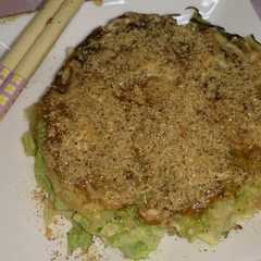 รูปของ 小麦粉なし！低カロリーお好み焼き♡
