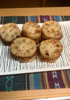 レンコンのはさみ揚げ-レシピのメイン写真