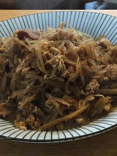 豚肉とゴボウの煮物-レシピのメイン写真