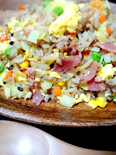 余った生ハムとキャベツのチャーハン-レシピのメイン写真