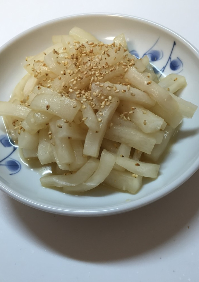 大根漬けのごま油和え☆-レシピのメイン写真