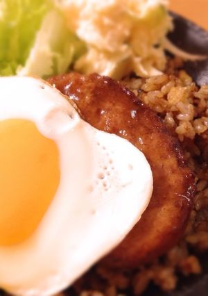 残ったカレーでロコモコ風-レシピのメイン写真