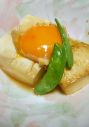 すき焼き味の豆腐煮 卵入り-レシピのメイン写真