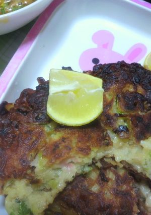 お好み焼きにレモン！-レシピのメイン写真