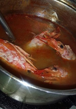 旅館で出てくる味、エビの味噌汁-レシピのメイン写真