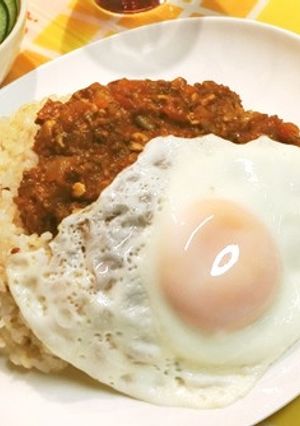 豆腐そぼろ入りでヘルシー◎ドライカレー-レシピのメイン写真