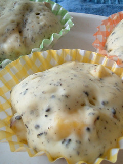 レンジで♪黒ゴマさつまいも蒸しパン-レシピのメイン写真
