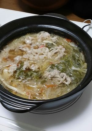 たっぷり野菜のあったかお鍋♪-レシピのメイン写真