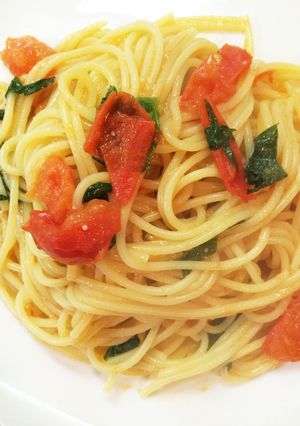 トマトと大葉のパスタ-レシピのメイン写真