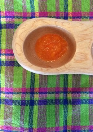 離乳食初期☆にんじんペースト-レシピのメイン写真
