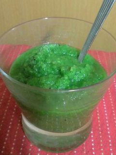 セロリとバジルと林檎のグリーンスムージー-レシピのメイン写真