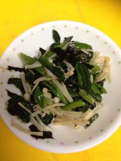 ほうれん草とえのき和え(お弁当の緑)-レシピのメイン写真