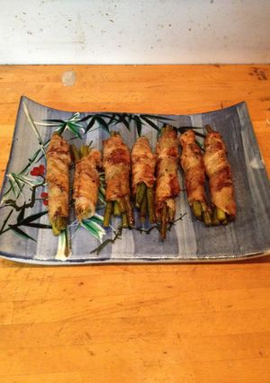 ニンニクの芽の肉巻き、バター醤油風味-レシピのメイン写真