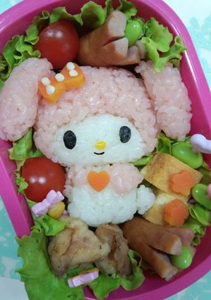 　＊キャラ弁＊マイメロディ＊マイメロ-レシピのメイン写真