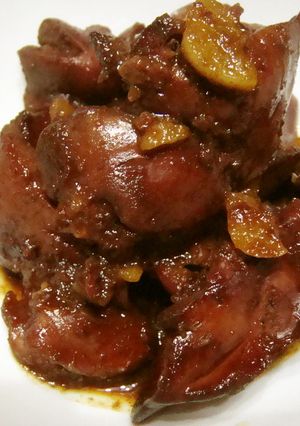 鶏レバーのにんにく甘辛煮-レシピのメイン写真