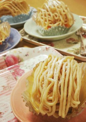 栗から簡単モンブラン-レシピのメイン写真