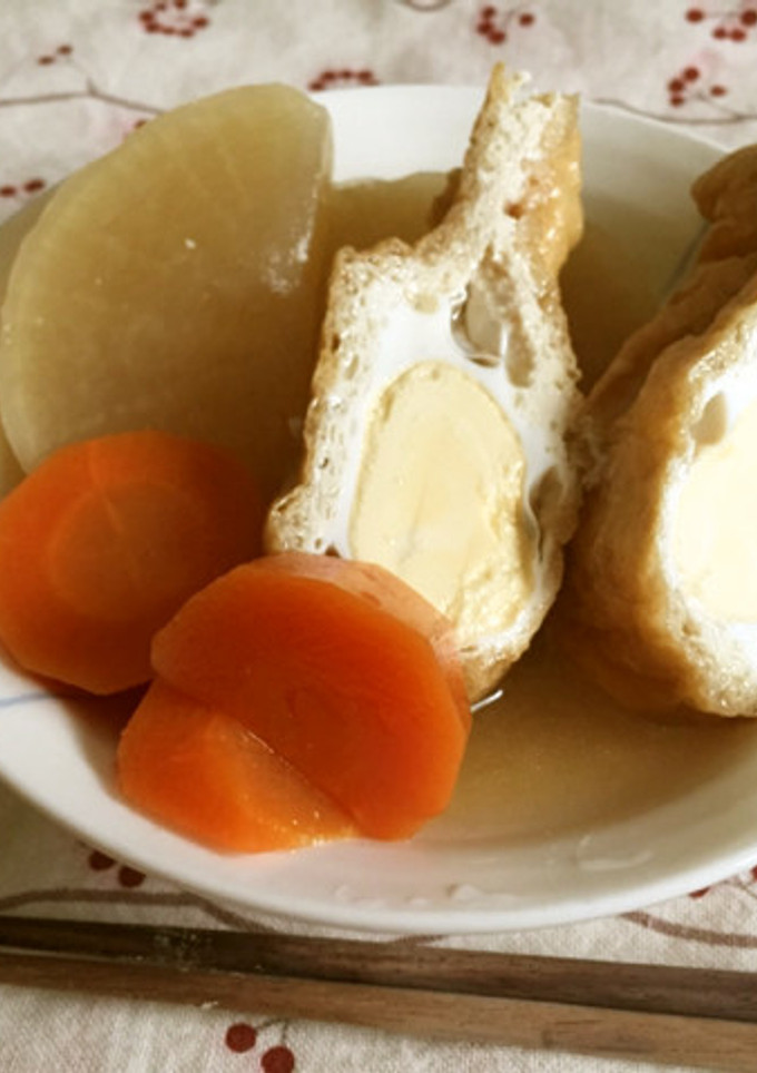 ほっこり♡大根と巾着たまごの煮もの-レシピのメイン写真
