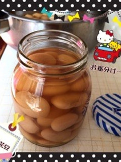 白花豆…活力鍋を使って〜(o˘◡˘o)♡-レシピのメイン写真
