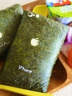 iPhoneおにぎらず♪簡単おにぎらず♪-レシピのメイン写真
