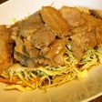 豚の生姜焼きで☆熱々サラダ