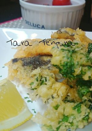 鱈と菜の花✾お酢でサクッとした天ぷらに-レシピのメイン写真