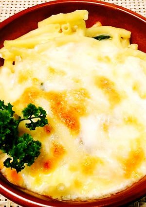 簡単時短♡サーモンとほうれん草のグラタン-レシピのメイン写真