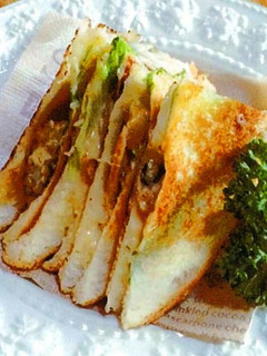 牡蠣の照りマヨホットサンド-レシピのメイン写真