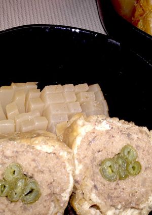 リメイク【信田巻と菊花こんにゃくの煮物】-レシピのメイン写真