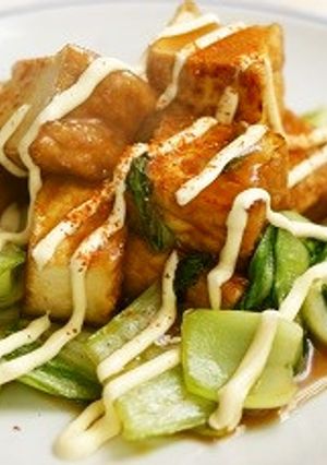 厚揚げとチンゲン菜の照り焼き-レシピのメイン写真