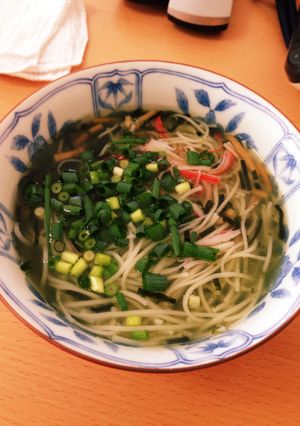 お茶漬けの素でそうめんのあんかけだし-レシピのメイン写真