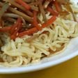 冷やし中華☆きんぴらごぼうのせ☆