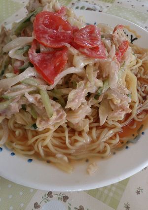 ツナとバルサミコのサラダ麺-レシピのメイン写真