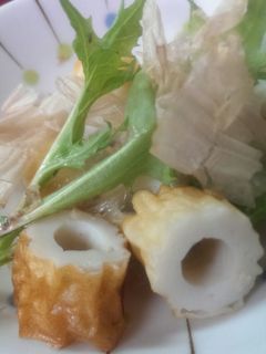 ちくわのおかかあえ-レシピのメイン写真