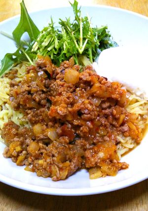 水菜たっぷり!温玉冷やし担々麺-レシピのメイン写真