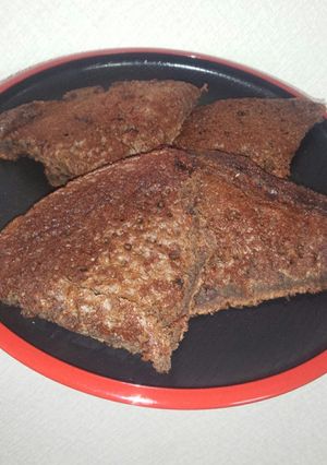 黒豆の煮汁でパンケーキ-レシピのメイン写真