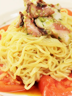 マルちゃん正麺冷やし中華ーバジル風味ー-レシピのメイン写真