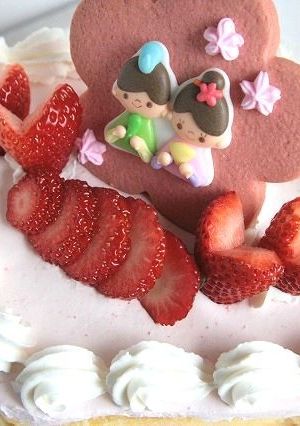 ひな祭りケーキ♪-レシピのメイン写真