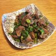 簡単!美味しい 砂肝のオリーブオイル炒め