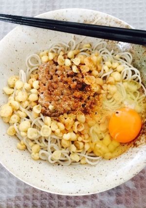 手抜きランチ♡おそば-レシピのメイン写真