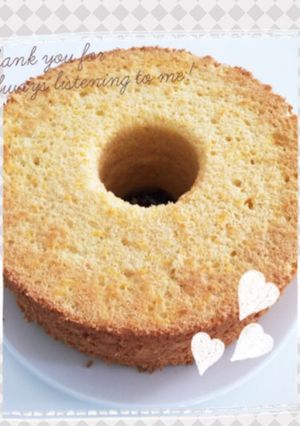 しっとり☆にんじんシフォンケーキ！-レシピのメイン写真