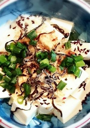 豆腐と塩昆布のおかかサラダ-レシピのメイン写真