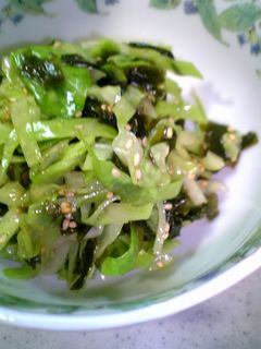 キャベツとワカメのナムル風サラダ-レシピのメイン写真