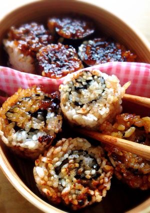 お弁当に！一口サイズの焼き海苔巻き-レシピのメイン写真