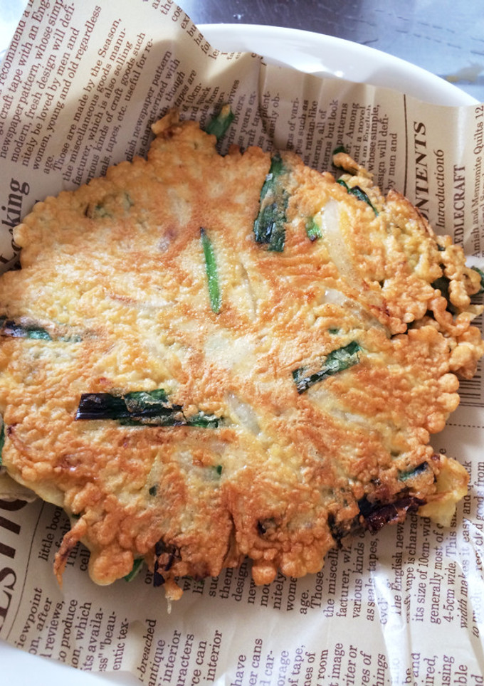 たこ焼きの粉で、ちぢみ-レシピのメイン写真