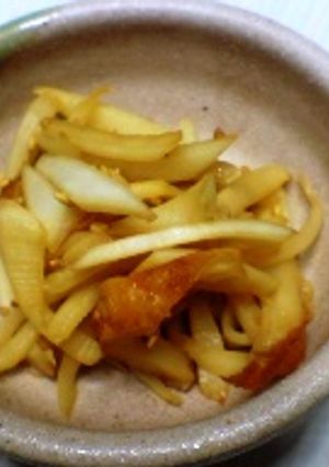 ダイエット用?大根の皮のきんぴら☆-レシピのメイン写真